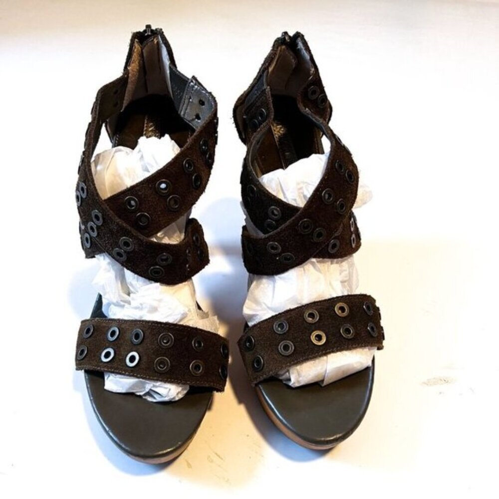 Banana Republic Bethel Suede Heel Sandals NEW!! - Picture 4 of 13